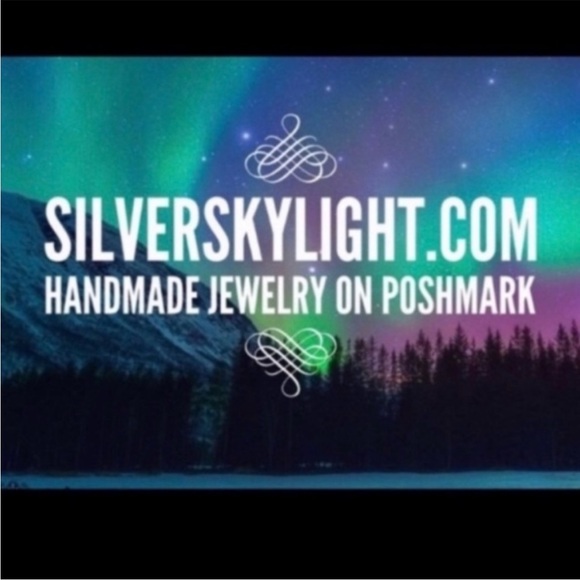 Handmade set . Y shape necklace hair bow and pearls + matching earrings . - Picture 10 of 11